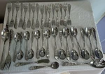 Spode Baking Days Flatware Settings Plus Serving 18/10 Stainless Steel. Fixed Price $295.00.