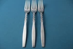 Lyon International Alhambra Dinner Forks (set Of 3) Stainless 7 1/2". Fixed Price $54.39.