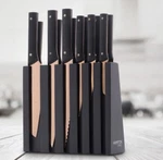 Hampton Signature, Knight Copper 13-PIECE Knife Block Set Titanium, Full Tang. Fixed Price $188.00.