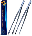 Jetkong Pcs 12-INCH Cooking Tweezer Tongs Stainless 12+12 Inch, Navy Blue. Fixed Price $26.31.
