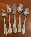 Hampton Silversmiths HSV209 Gold Accent Stainless Flatware - Choice. Fixed Price $5.00.