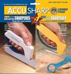 Accusharp Sharpener Combo Pack Includes Knife And Tool Uses No Oil. Fixed Price $23.59.