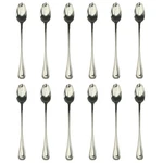 Wallace Continental Bead 18/10 Stainless Iced Beverage Spoon (set Of Twelve). Fixed Price $99.99.