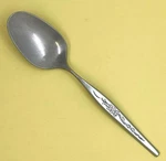 Manor House MHO12 Glossy Stainless Flatware Floral Japan Place / Oval Soup Spoon. Fixed Price $9.29.