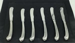 Gorham Colonial Tipt Stainless Pistol Grip Butter Knives - Set Of 6. Fixed Price $29.99.