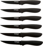 Cuisinart C55-6PCSBK Advantage Color Collection 6-PIECE Ceramic Coated Steak Kni. Fixed Price $29.95.