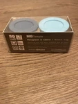 Monbento Temple Sauce Cups - Set Of Light And Dark Blue New In Box 20ML. Fixed Price $11.99.