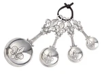 Ganz Measuring Spoons Fleur De Lis (4 Pc. Set) New Box (ER73667). Fixed Price $19.95.