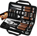 29-PIECE Stainless Steel Bbq Grill Tool Set With Storage Bag Perfect Gift For. Fixed Price $56.99.