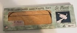 St. Pierre Custom Breadboard Knife Maple Right Hand Set Made In Usa Nib. Fixed Price $22.08.