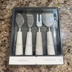 4 Set Threshold Manchester Cheese Knife Brand New Marble & Stainless Steel. Fixed Price $8.64.