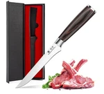 Imarku 6.8 Inch German Stainless Steel Boning Knife With Pakkawood Handle. Fixed Price $28.99.