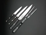 Vintage Wusthof Meat Fork/knife Lot Stainless Steel German Carver/paring. Fixed Price $69.99.