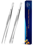 Jetkong 2 Pcs 10INCH Cooking Stainless Steel, Straight Food Tweezers.... Fixed Price $22.35.