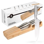 Keep Knives Sharp And Organized - 6 Piece Knife Block Set. Fixed Price $89.99.