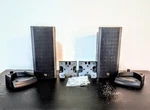 Infinity Minuette Speakers, Satellite, Pair, L-mps W/bases, Wall Mounts, Tested. Fixed Price $27.95.