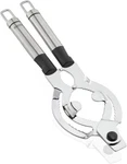 Leifheit Extra Wide Stainless Steel Lid And Jar Opener Anti-slip Grip With Oval. Fixed Price $35.84.