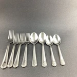 Lenox Archway Stainless 18/10 Flatware Salad Forks Dinner Teaspoons Soup. Fixed Price $29.00.