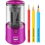Afmat Electric Sharpener For Colored Pencils, Auto Stop, Fast Purple. Fixed Price $42.29.