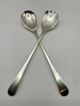 Epns Silverplate Salad Servers Made England 9.25 Mid Century Serving Set. Fixed Price $19.77.