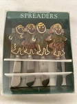 Boston Warehouse Gingerbread Holiday Spreaders Stainless Vintage 1995. Fixed Price $21.00.