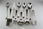 Yamazaki Austen 18/10 Stainless Oversize Flatware Serving Pieces Your Choice. Fixed Price $10.50.