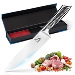 High Carbon Stainless Steel Chef Knife - 8 Inch Sharp Kitchen With Unib.... Fixed Price $36.37.