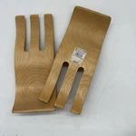 Williams Sonoma Salad Hands Tongs Servers Wooden Claws Forks Nwt. Fixed Price $24.95.