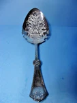 Rogers Brothers Persian 1871 Silverplate Bright Cut Pie Knife Server W/ Motif 9". Fixed Price $39.99.