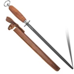 Honing Steel Knife Sharpener Wooden Handle ROD,12 Inch. Fixed Price $71.51.