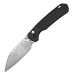 Cjrb Pyrite Light Folding Knife Black Frn Handle Rose Damascus Blade J1945D-BK. Fixed Price $69.99.