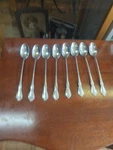 8 Oneida Chatelain Stainless Ice Tea Spoons. Fixed Price $29.99.