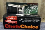 Chefs Choice Multi Edge Knife Sharpener Model 460 Diamond Honeserrated/straight. Fixed Price $10.99.