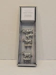 Williams And Sonoma Animal Cheese Markers - Cow, Sheep, Goat, Silver Color, Nip. Fixed Price $13.00.