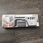 Longzon 4-STAGE Knife Sharpener & Scissor Mender With Cut-resistant Glove Nib. Fixed Price $15.00.
