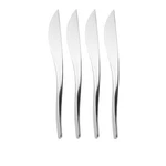 Nambe Anna Steak Knives (set Of 4) 18/10 Stainless Steel - Silver. Fixed Price $44.00.