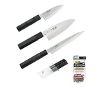 Kai Corporation Magoroku Kinju St Japanese Kitchen Knife Set: 105MM Deba. Fixed Price $164.76.