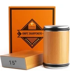 Euhome Rolling Knife Sharpener Kit Magnetic 15/20 Degree Angle Diamond Ceramic. Fixed Price $15.00.