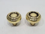 Arts & Antique Brass Craftsman Door Knob Set Pair Handle Vintage Bungalow. Fixed Price $79.96.