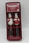 Williams-sonoma Snowman Chef Spreaders Seasonal Collection "set Of Two". Fixed Price $12.74.