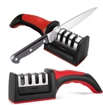 Knife Sharpeners For Kitchen Knives Stainless Steel 4 IN1 Ergonomic Easy To Use. Fixed Price $9.99.