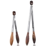 12 & 15 Inch Long Wooden Tongs For Cooking Serving Food Kitchen Stainless S.... Fixed Price $19.99.