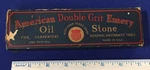 Vintage American Double Grit Emery Oil Stone Carpenters Mechanics Tool Sharpener. Fixed Price $7.98.