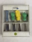 1998 Nib Set Of 4 Fiesta Butter Cheese Spreader Knives Pitchers & Vase Handles. Fixed Price $44.95.