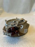 Mud Pie Holly Coaster Set Of 4 Christmas Holiday New Pewter Finish. Fixed Price $25.00.