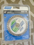 Norton Saint Gobain #50501-038 4" Wet / Dry Turbo Diamond Saw Blade. Fixed Price $16.14.