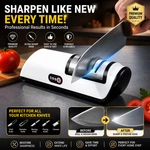 Electric Knife Sharpener 4 Levels Professional Automatic Kitchen Tool. Fixed Price $15.19.