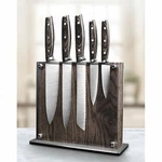 Art Cook 6-PIECE Ash Wood Knife Set With Magnetic Block Brand New!. Fixed Price $59.98.