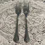 Oneida Community Royal Flute Salad Forks Set Of 2 Stainless Flatware. Fixed Price $19.99.
