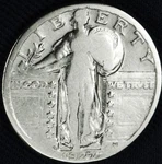 1927-D Standing Liberty Quarter. Better Grade (inventory A). Fixed Price $29.00.